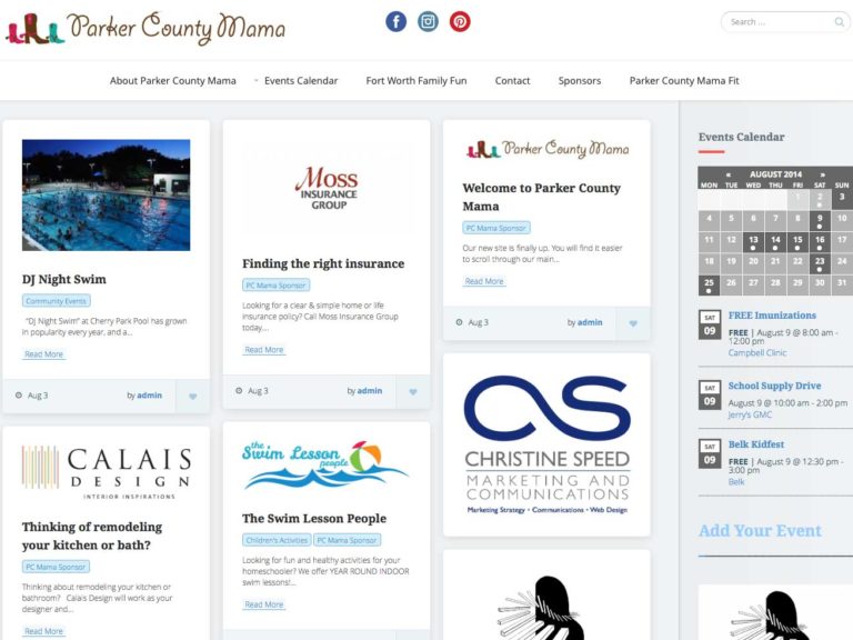 Parker County Mama Website