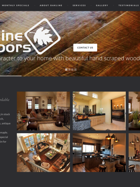 Oakline Floors Website