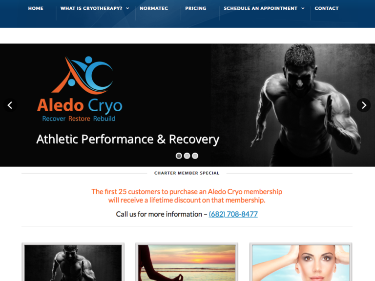 Aledo Cryo Website