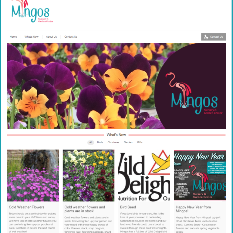 Mingos website